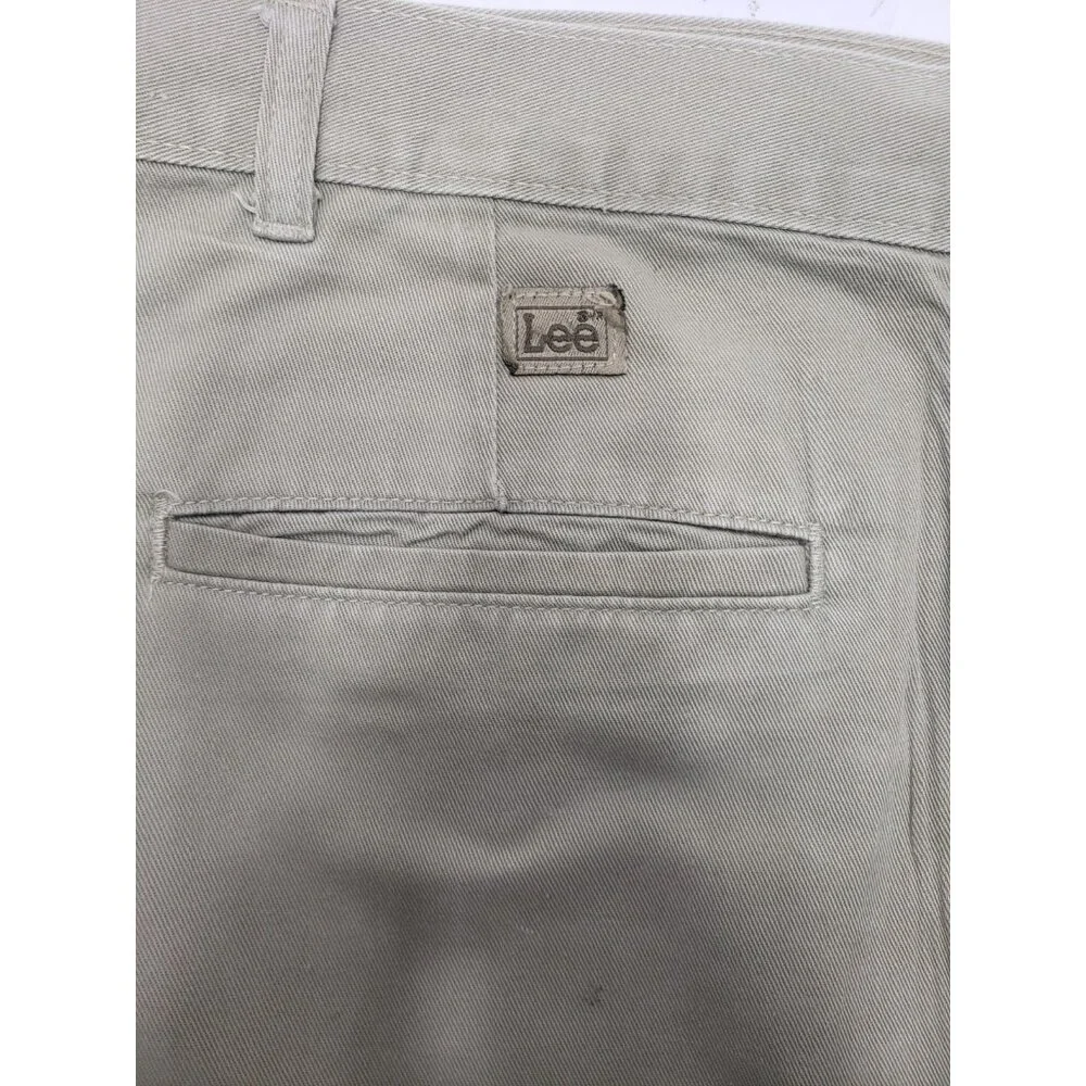 Lee Men’s Khaki Extreme Motion Flat Front Relaxed Taper Pants Size 40X30